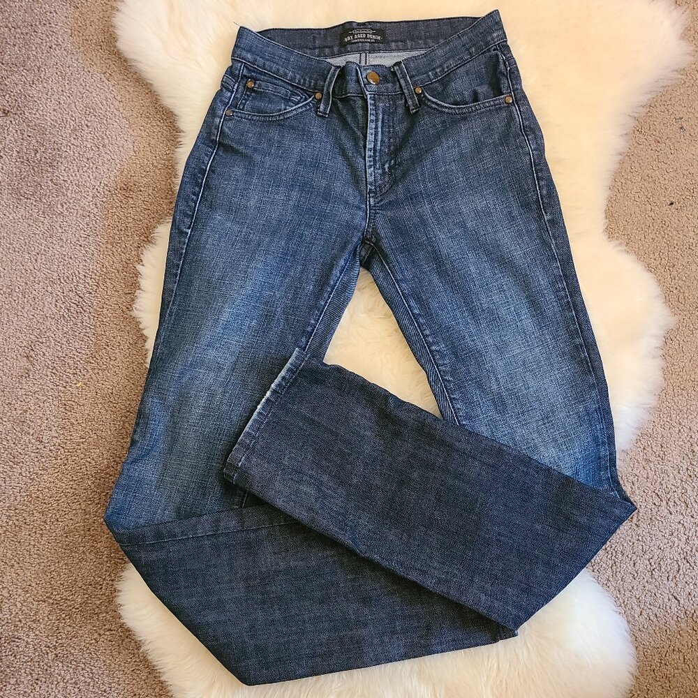 James Jeans Dry Aged Denim Hunter Straight Leg Dark Wash Jeans